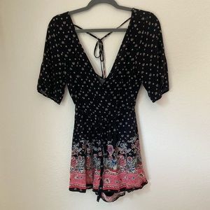 Anthropologie Inspired Floral Romper